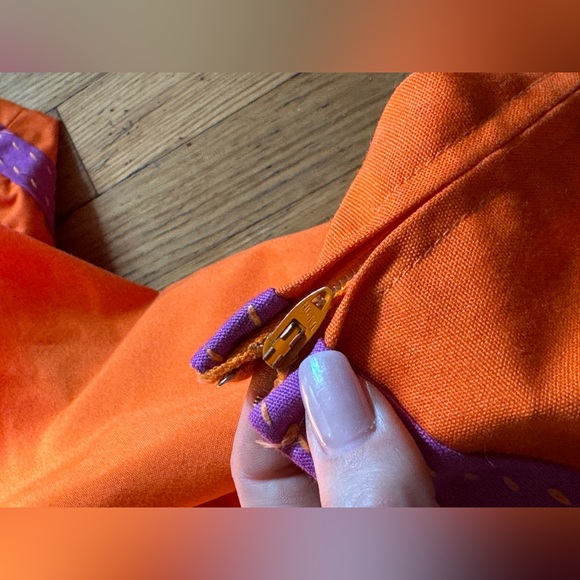 70s Vintage Bright A Line Maxi Skirt - Picture 4 of 7